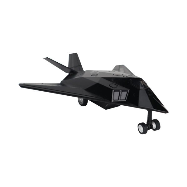 Die Cast Sesli ve Işıklı Çek Bırak F-117 Savaş Uçağı