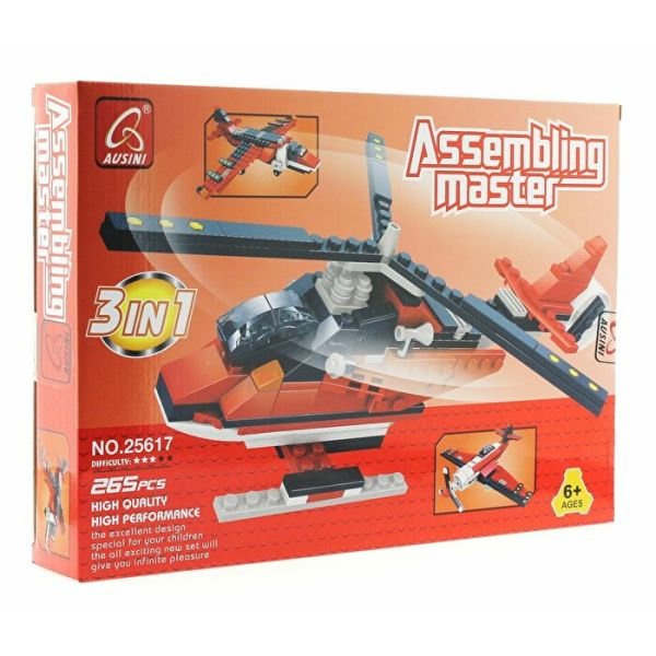 AUSINI CITY AIRPLANE SET 265 PIECES