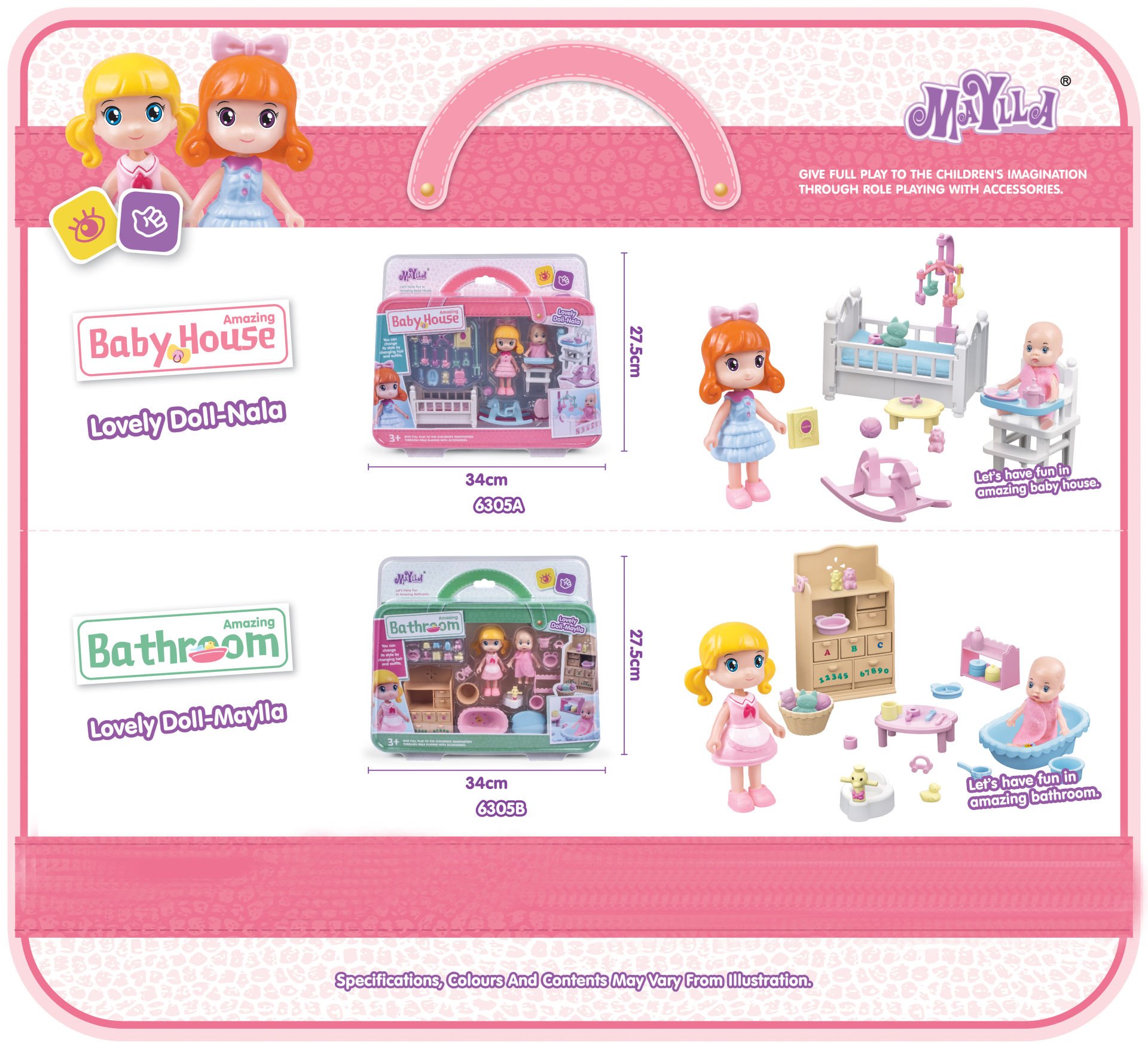 Nala'nın Bebek Bakıcısı Baby House Oyun Seti