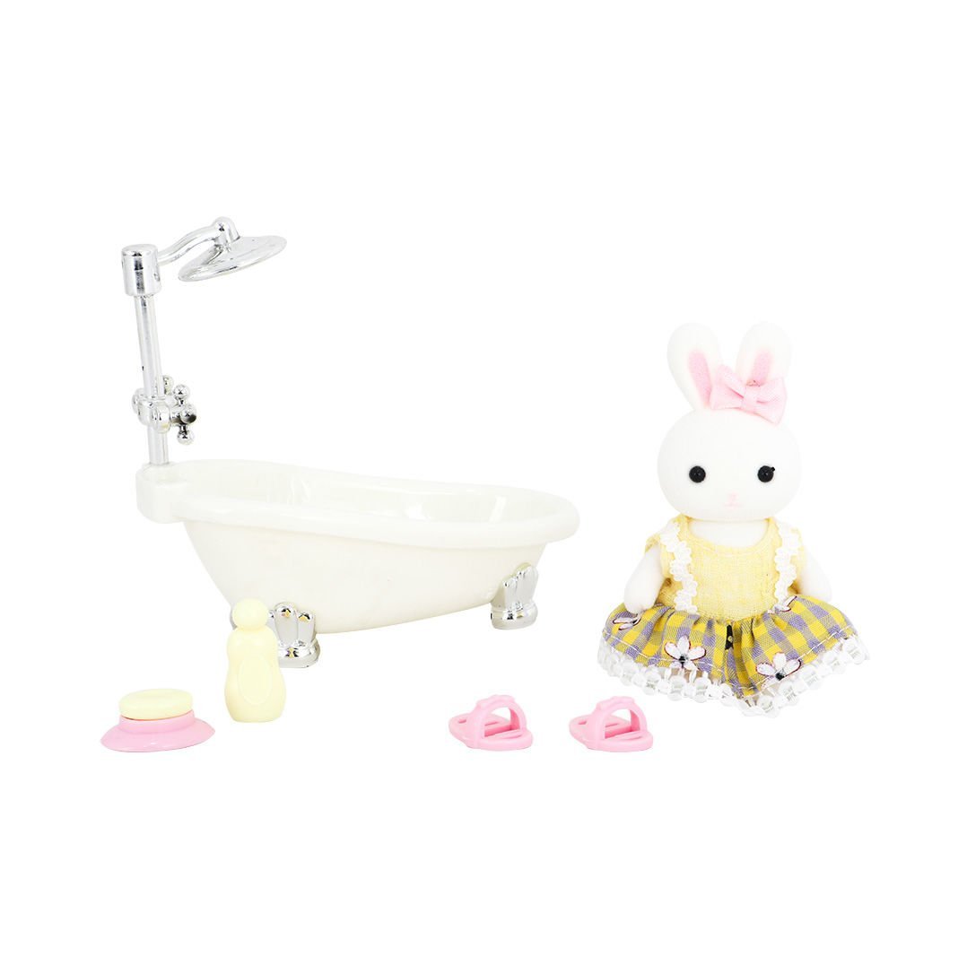 MR DREAMY MINI RABBIT - BATHROOM SET WITH ACCESSORIES