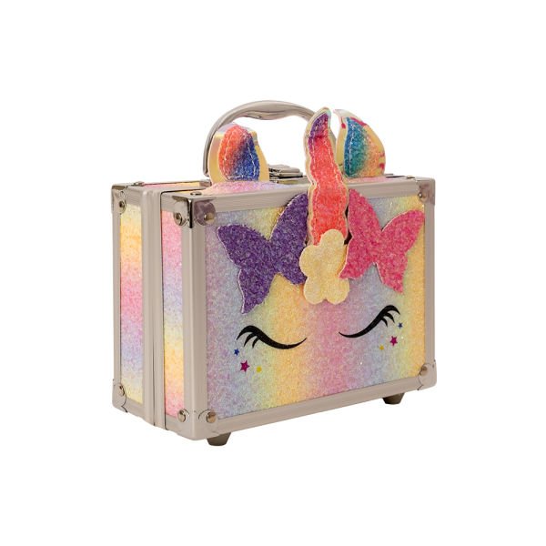 Unicorn Aynalı Peluş Makyaj Çantası