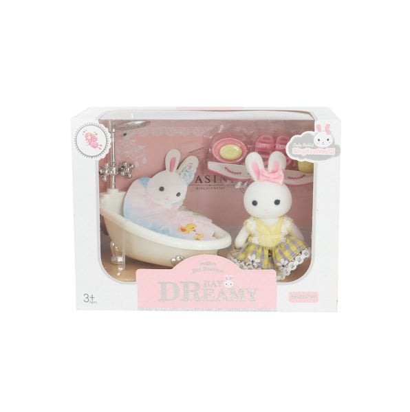 MR DREAMY MINI RABBIT - BATHROOM SET WITH ACCESSORIES
