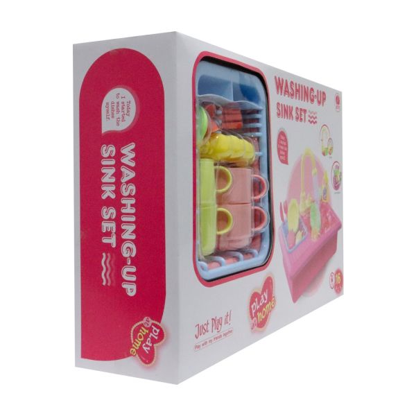 MEGA BATTERY-OPERATED KITCHEN SINK PLAY SET (16 PIECES)