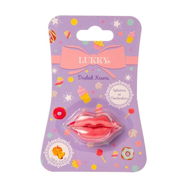 Simli Sakız Aromalı Pembe Dudak Balm