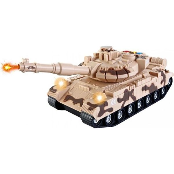 Sesli Işıklı Uzun Namlu Tank