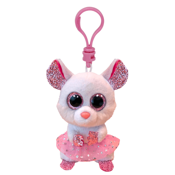 NINA - MOUSE BALLERINA WHITE CLIP