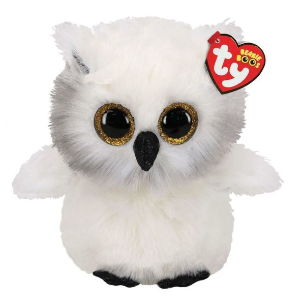 SNOWY OWL - OWL WHITE MED - NEW