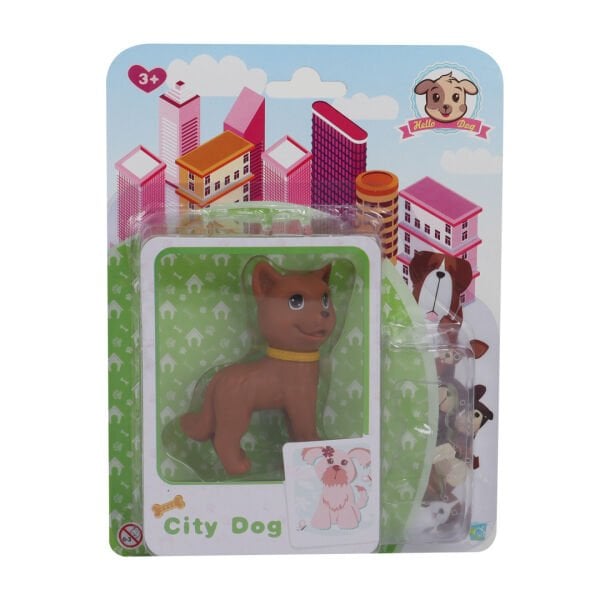 City Dog Asortili Köpek Figürü