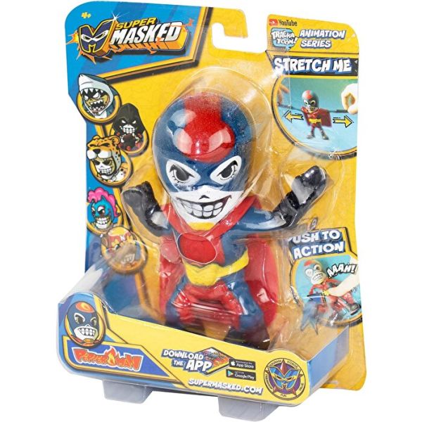 MASKED SUPER STRETCH PEPERMAN WITH 8 SOUND EFFECTS
