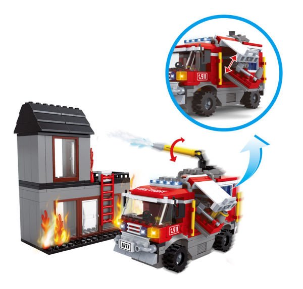Fire Brigade Set 374 Parça