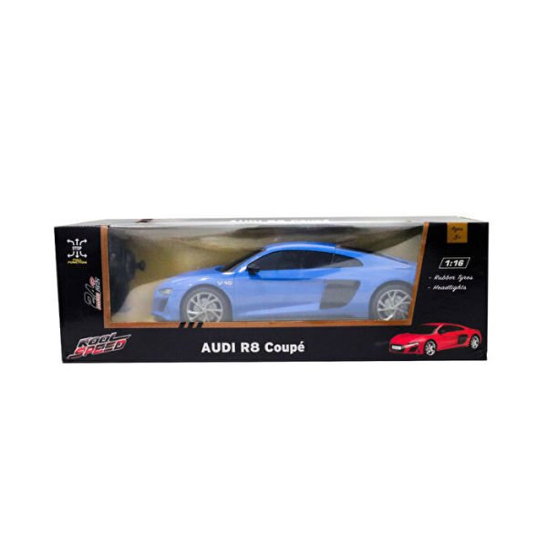 Audi R8 1:16 Coupe Uzaktan Kumandalı Işıklı Kırmızı Araba