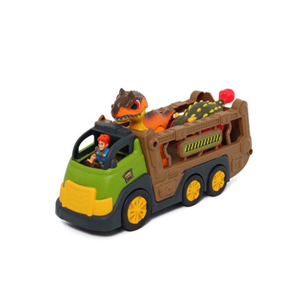 TRANSPORTER TRUCK WITH FIGURE AND 2 DINO (2 ASSORTMENTS)