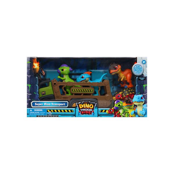 Dino Troops Kids 4lü Dino Transporter Truck