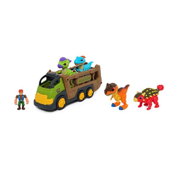 Dino Troops Kids 4lü Dino Transporter Truck