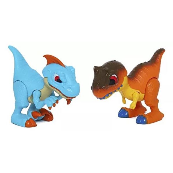 2 DINOSAURS (RAPTOR & MEGALOSAURUS)