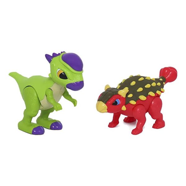 2 DINOSAURS (ANKYLOSAURUS & PACHYCEPHALOSAURUS)