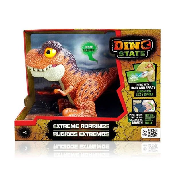 Pilli Buhar Üfleyen Dinozor T-Rex