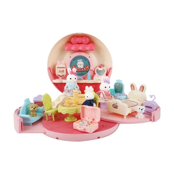 Sırt Çantalı Mini Tavşan Evi