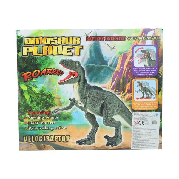 Sesli Işıklı velociraptor