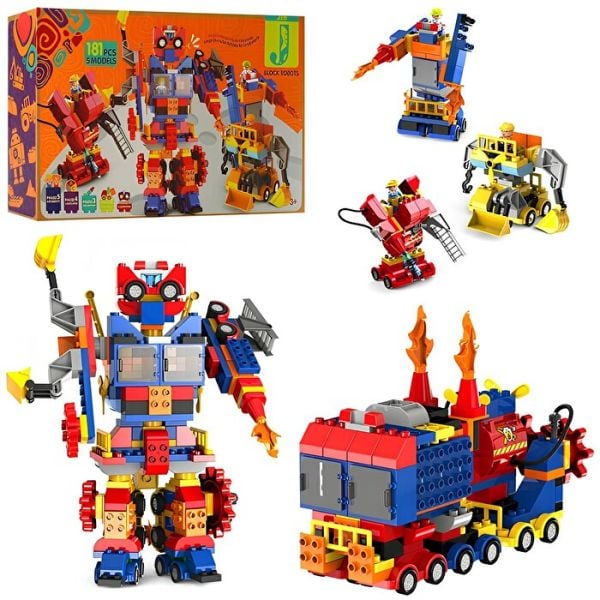 Transformer 4 in 1 Blok Seti 181 Parça