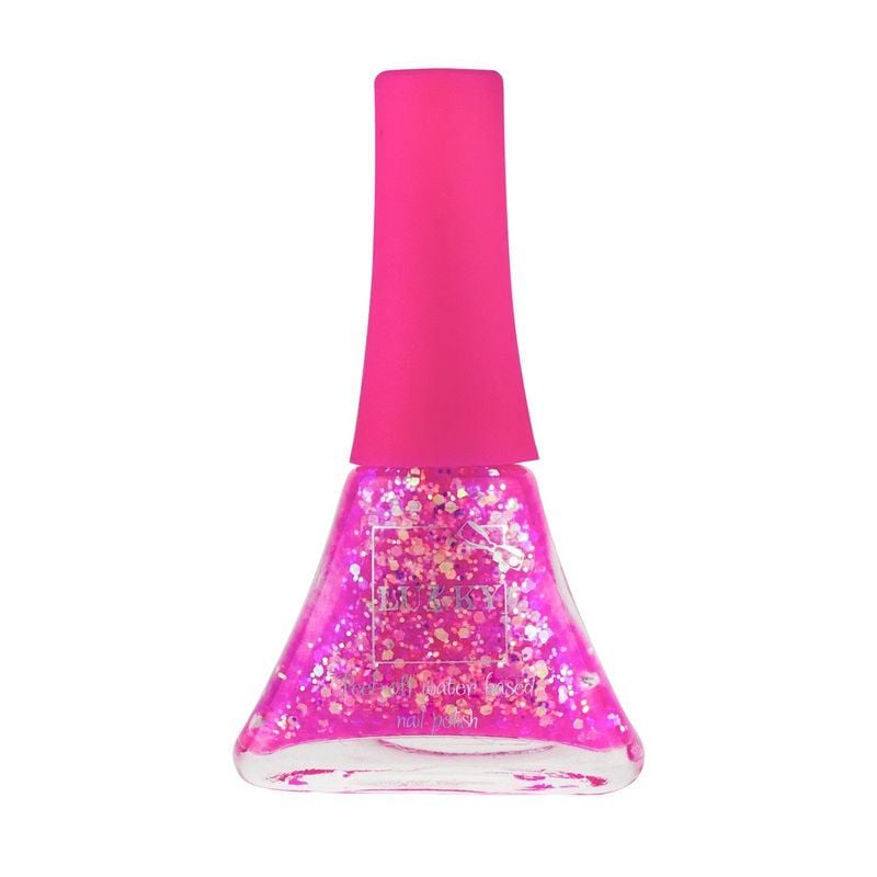 Soyulabilir Oje Simli Parlak Pembe 03K
