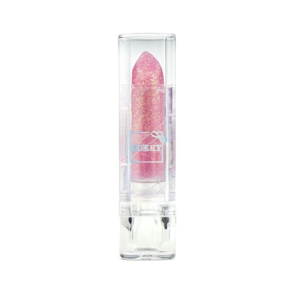 Çilek Aromalı Simli Lipstick Pembe