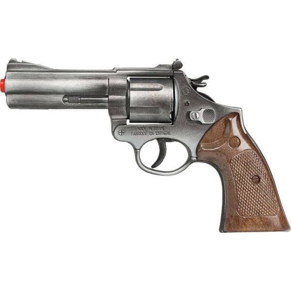 12'li Polis Kılıflı Revolver - Gri