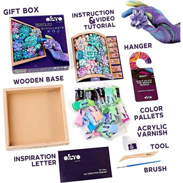 SENSORY ART SUCCULENT CLAY SET - SENSITIVITY / TM