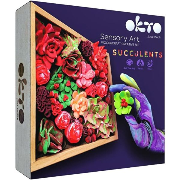 Succulents Passion 3D Duyusal Sanat Seti