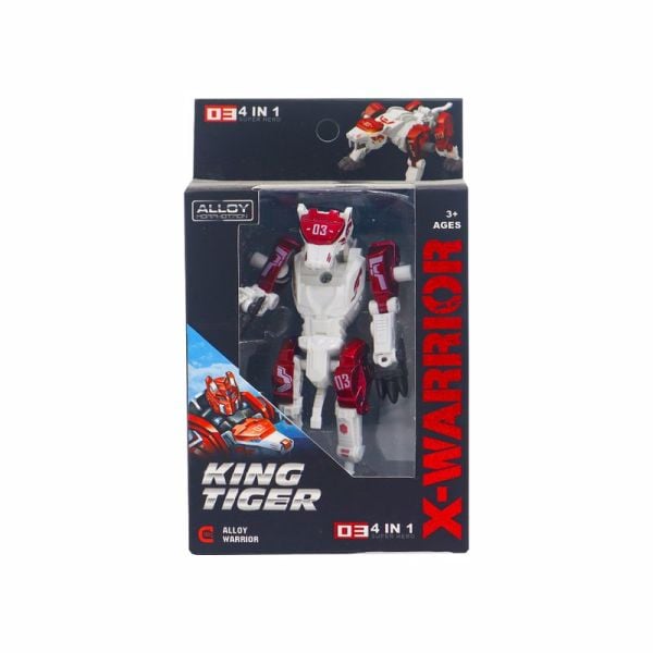 X- Warrior 4lü Transformer Seti King Tiger