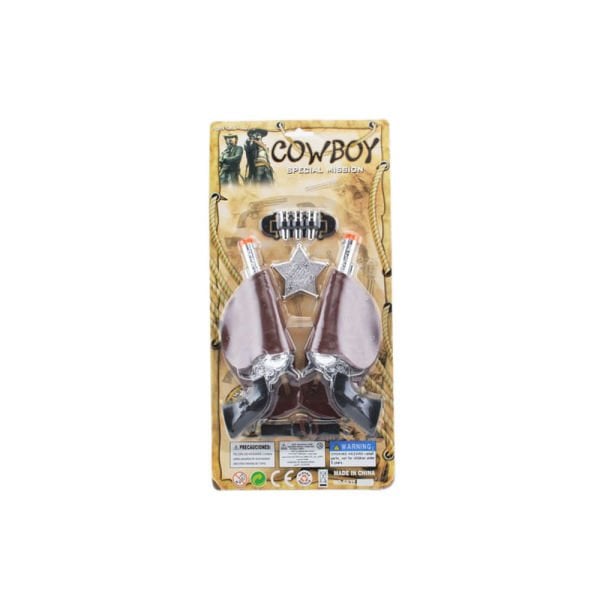 Vahşi Batı Kılıflı Kovboy Tabanca Seti