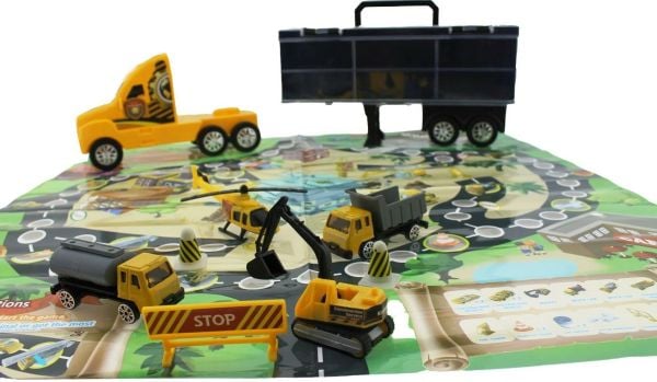 Taşınabilir Die Cast Metal Araçlı İnşaat Kamyonu