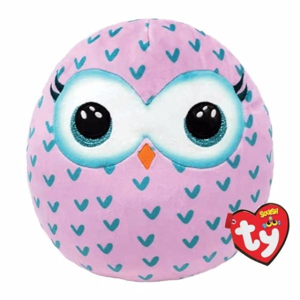 Winks - Pembe Baykuş Squishy 35 cm.
