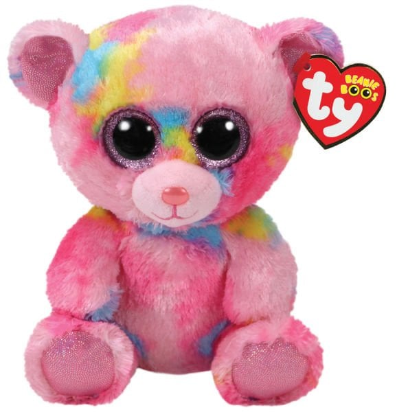 Franky - Pembe Rengarek Ayı 15 cm.