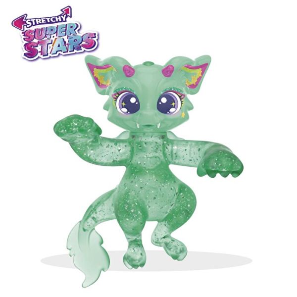Superstars Flashy Green Drumylee Stretchy Figür