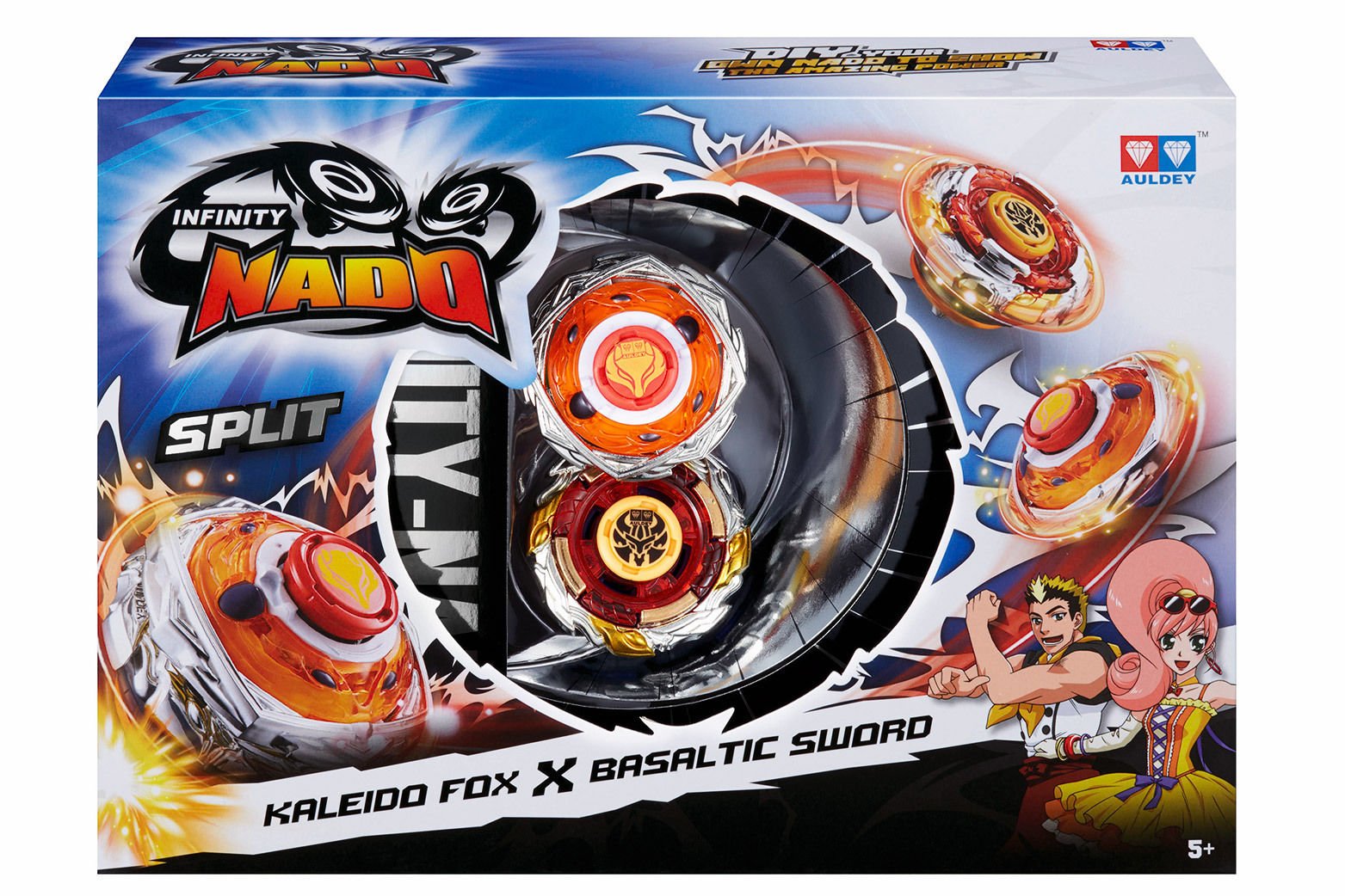 INFINITY NADO SPLIT METAL 2-Lİ SET KALEIDO FOX & BASALTIC SWORD