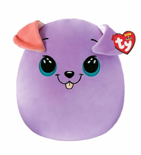 Bitsy - Mor Köpek Squishy 35 cm.
