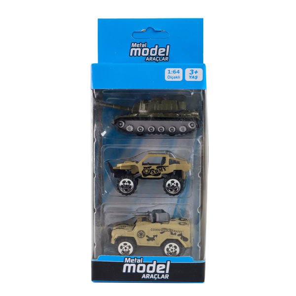 MEGA ÜÇLÜ DIE CAST ARAÇLAR -  ASKER 1018C