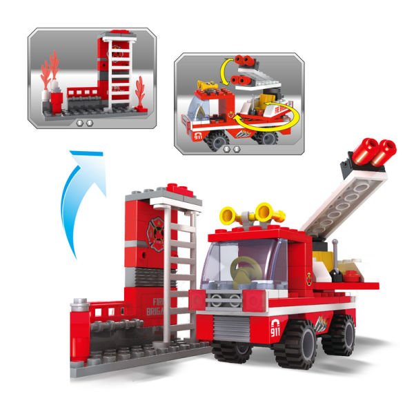 Fire Brigade Set 133 Parça