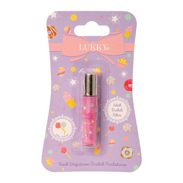 Şeker Aromalı Pembe Dudak Parlatıcısı