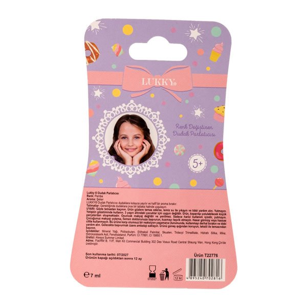 Şeker Aromalı Pembe Dudak Parlatıcısı