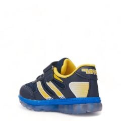 610 Bebek Işıklı Sneaker Sarı/Lacivert - 22