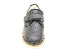 400 Ortopedik Erkek Çocuk Lacivert Süet Klasik Ayakkabı Siyah - 26