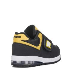 525 Bebek Hafızalı Taban Işıklı Sneaker Siyah/Sarı - 23