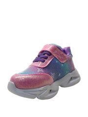 947 Hafif Kız Bebek Işıklı Sneaker Pembe - 25