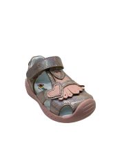 981 Kız Bebek Deri İlk Adım Ayakkabı Pudra - 21