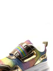 Vicco Kita Ortopedik Kız Çocuk Pembe-Renkli Simli Işıklı Sneaker BEYAZ - 25