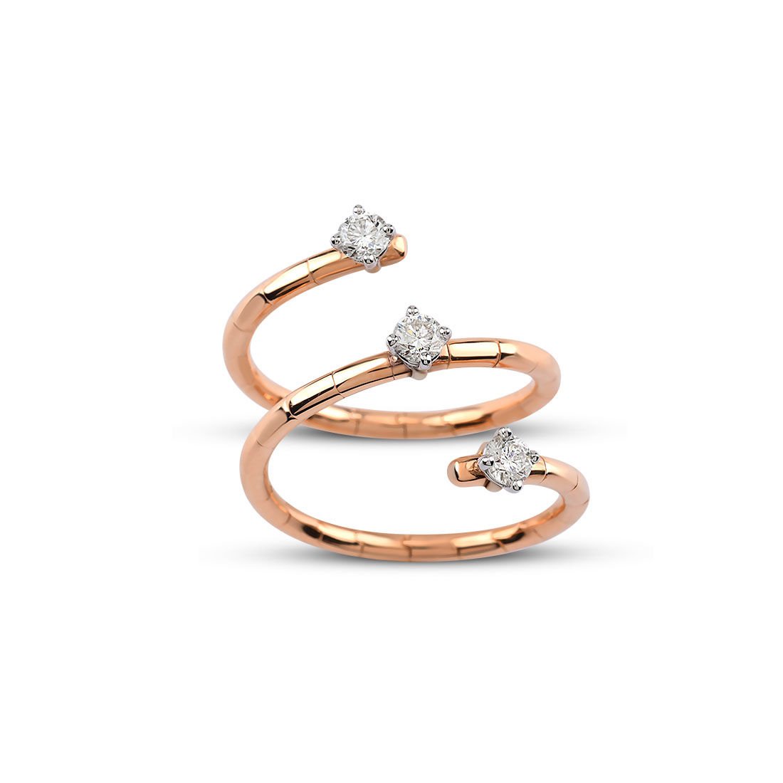 1ct. Princess cut Natural Diamond 4mm Bezel Spiral Shank Solitaire Natural Diamond  Engagement Ring (GIA Certified) | Diamond Mansion