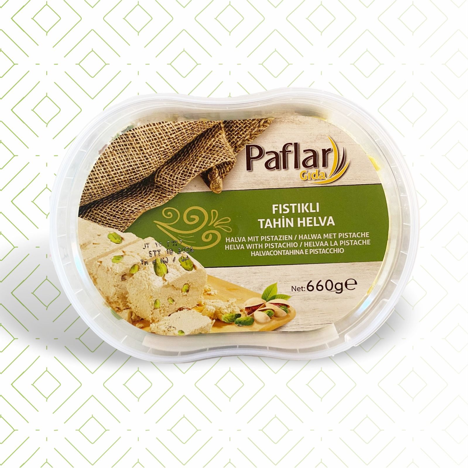 Fıstıklı Tahin Helvası 660 Gr