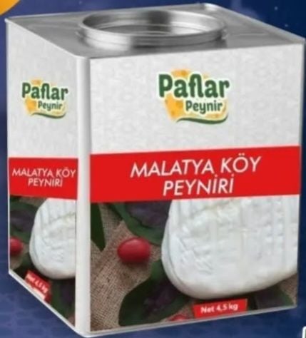 Malatya Köy Peyniri Az Tuzlu 4.5 KG (Teneke)